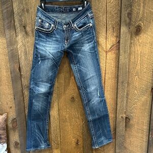 Miss Me Blue Straight Leg Jeans